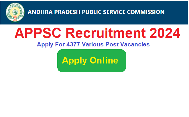 APPSC Recruitment 2024